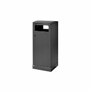 Bica Modell 5081 Abfallbehälter 100 Liter Schwarz Anthrazit