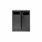 Bica Modell 712 Abfalltrennung 2x100 Liter Schwarz Anthrazit
