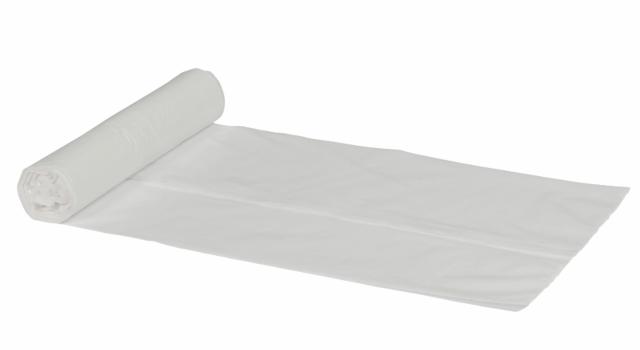 Plastikbeuteln 15 Liter LDPE, virgin Weiß