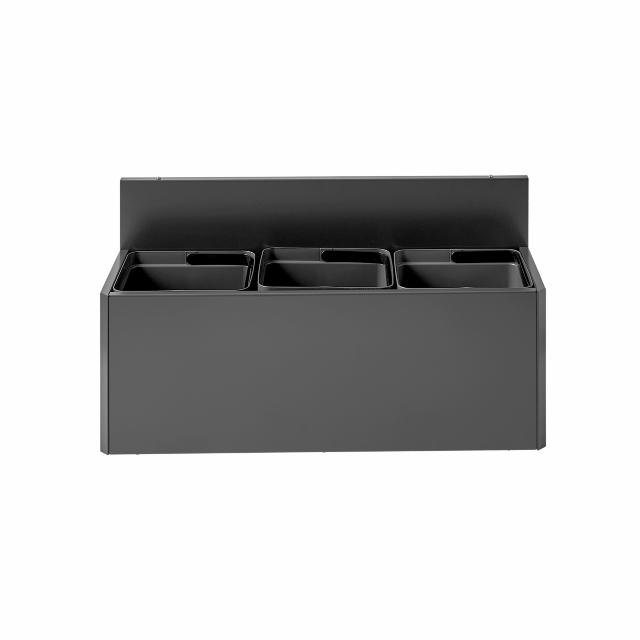 Bica Modell 812 Abfalltrennung 3x15 Liter Wand hängend Anthrazit