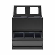 Bica Modell 880 Abfalltrennung 80 Liter Bis zu 11 Unterteilungen Anthrazit