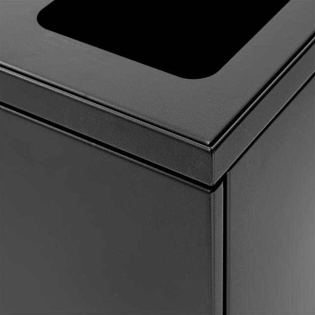 Bica Modell 863 Abfallbehälter 65 Liter Öffnung offen Anthrazit