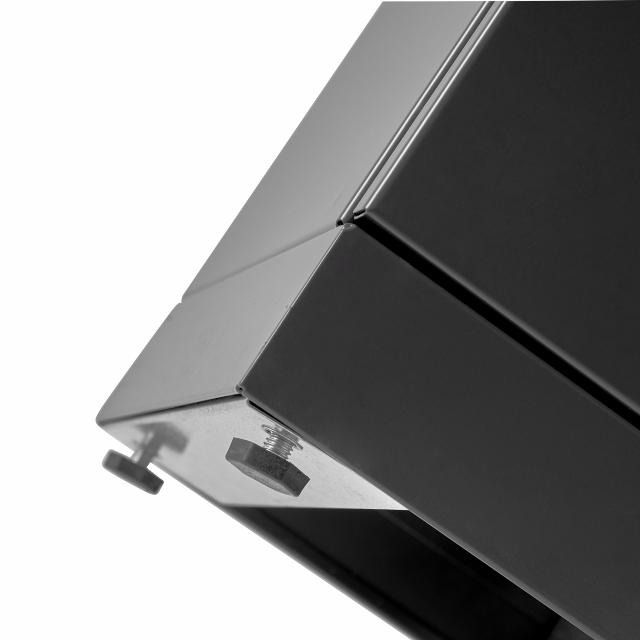 Bica Modell 863 Abfallbehälter 65 Liter Öffnung offen Anthrazit