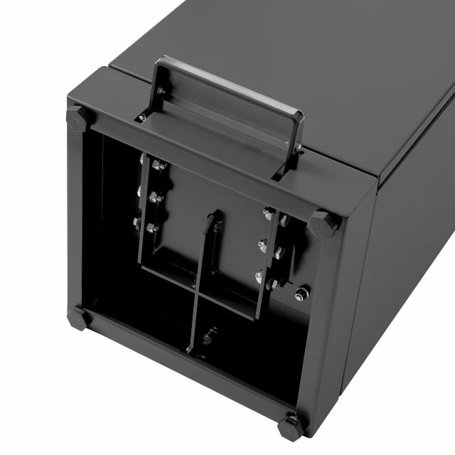 Bica Modell 960 Abfallbehälter 65 Liter Fußpedal Anthrazit