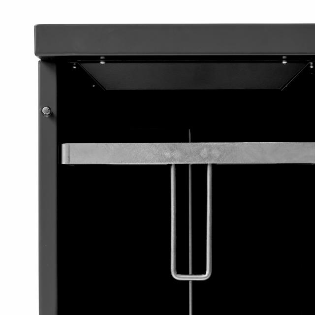 Bica Modell 960 Abfallbehälter 65 Liter Fußpedal Anthrazit