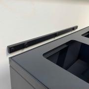 Bica Modell 869 Abfalltrennung 3x65 Liter Geformte Öffnung Anthrazit